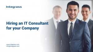 Hiring an IT Consultant for your Company